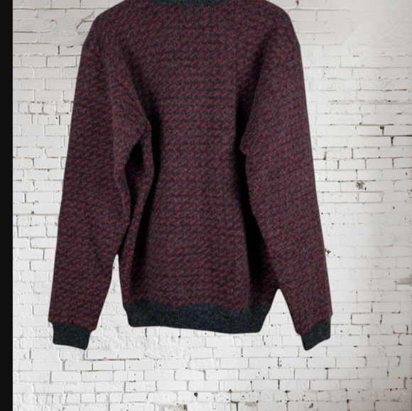 Vintage LL Bean Norwegian Wool Birdseye Sweater Fisherman Nordic Tall XL - Picture 3 of 8